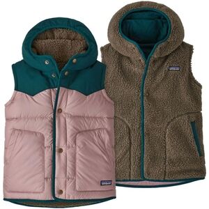 { Patagonia } Girls Reversible Down Bivy Hoody Vest